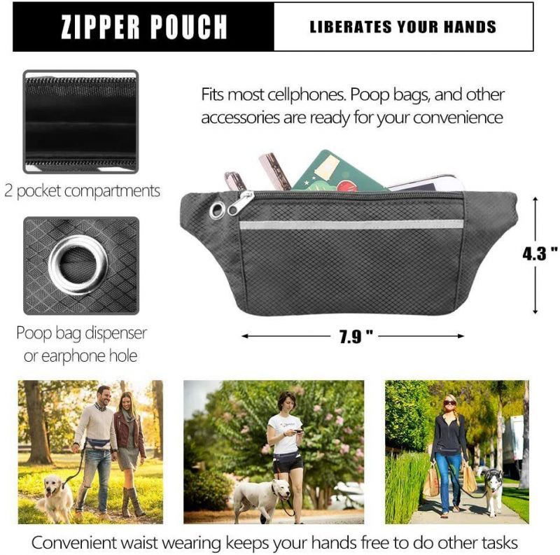 Hands Free Dog Leash for Running Walking Jogging Training Hiking