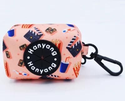 Customized Design Comfortable Neoprene Pet Dog Poop Bag Holder