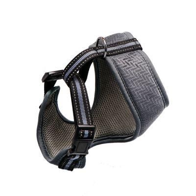 New Wholesale Hunting Custom, Logo PU Leather Pet Dog Luxury Dog Harness/