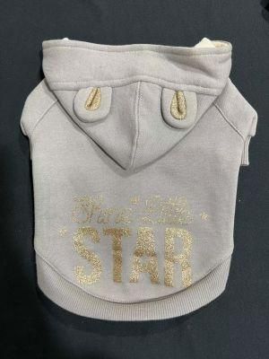 Star Puppy Hoodie Dog Worm Hoodie Pet Worm Fleece Coat