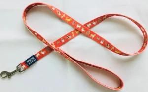 Dog Lead, Dog Leash, Pet Lead, Pet Leash, Pattern Lead (Art: orange dogs)