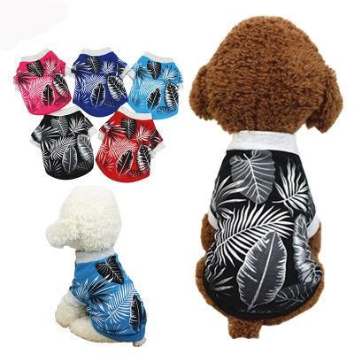 Cheap Spring Summer Vest High Definition Printing Breathable Cool Pet Dog Clothing Apparel