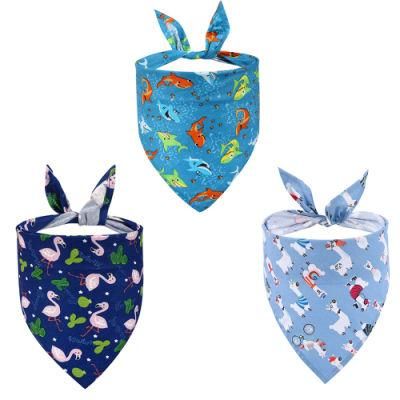 Hot Sale New Polyester Dog Bandana Custom Design Pet Bandana