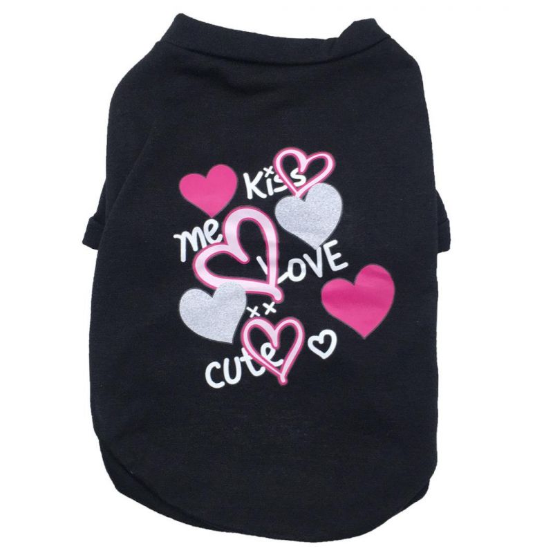 Polyester Printed Dog T Shirt Pet Clothes