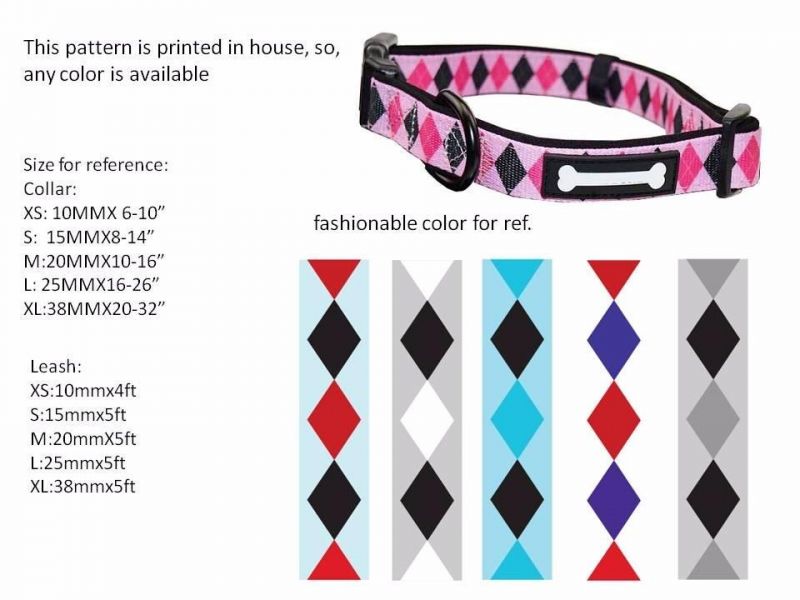 Custom Dog Collar Cotton Dog Leash Pet Collar