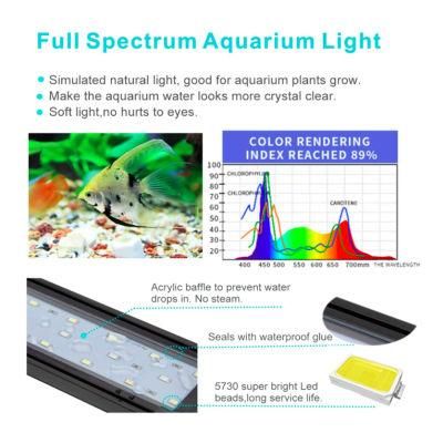 16W LED Aquarium Light with Extendable Brackets