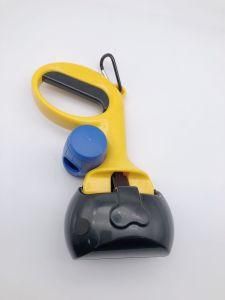 Plastic Folding Pet Dog Shit Pooper Scooper for Large and Small Dogs for Easy Grass and Gravel Pick up Lightweight and Portable