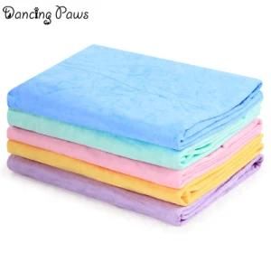 Size L 66*43 Strong Water Absorbent Microfiber Soft PVA Drying Pet Dog Towel for Cleaning and Grooming Towel
