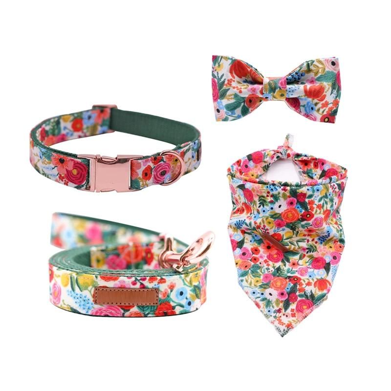 Dog Accesories Custom Personalized Design Strong Pet Dog Collar and Leashes Adjustable for Sublimation Dog Collar Metal Buckle/Dog Harness