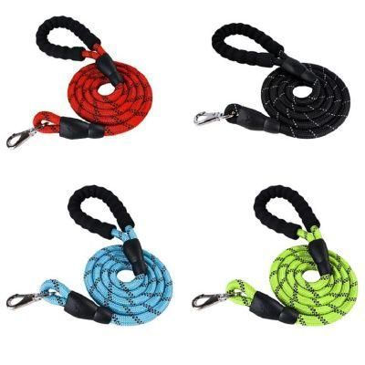 Reflective Soft Handle Nylon Rope Pet Dog Leash