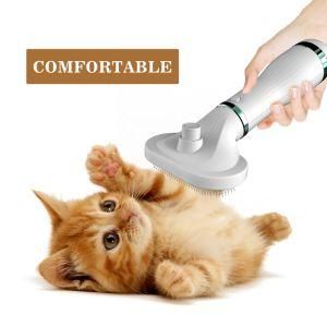 Creative 2 in 1 Dog Hair Dryer Ergonomic Handle Puppy Grooming Kit Cat Comb Portable Pet Blower Brush Low Noise Adjustable