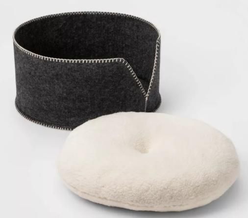 Donut Dog Bed Soft Plush Dog House for Pets