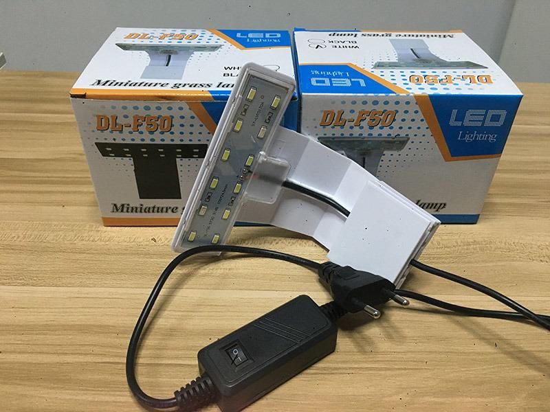 Clamp Light for Saltwater Freshwater Planted Tank Coral Reef 5W