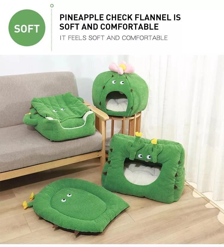 Wholesale High Quality Cactus Pet Nest Cat Bed