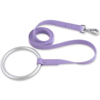 Waterproof Dog Leash PVC Coated Webbing Dog Leash Anti-Bite Aluminum Ring Wild Brand Soft PVC Dog Leash Collar Harness Set