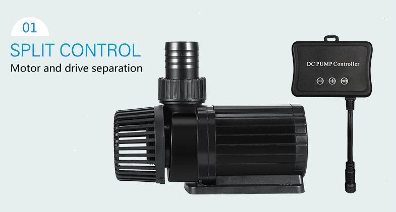 Controllable DC Flow Water Pumps with Flow Adjustable 12000lph