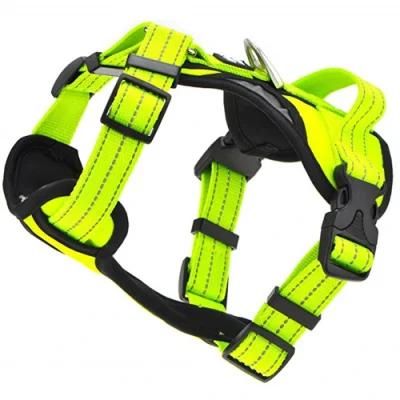 Adjustable No Pull Large Dog Vest Harness with Reflective Strap