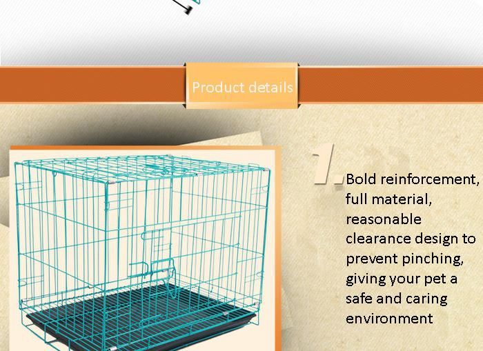 Dog Cage Small Dog Teddy Dog Pet Cage with Toilet Indoor Medium Kennel Cat Cage Supplies