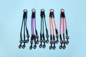 Nylon 3 Way Dog Leash No Tangle Couplers Pet Leads Suitable for Walking and Training Leashes for Three Dogs