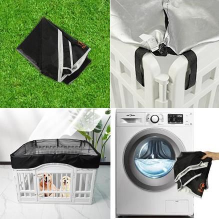 Outdoor Indoor Dog Playpen Cover Sunshade Mesh Top Anti UV Dog Playpen Cover
