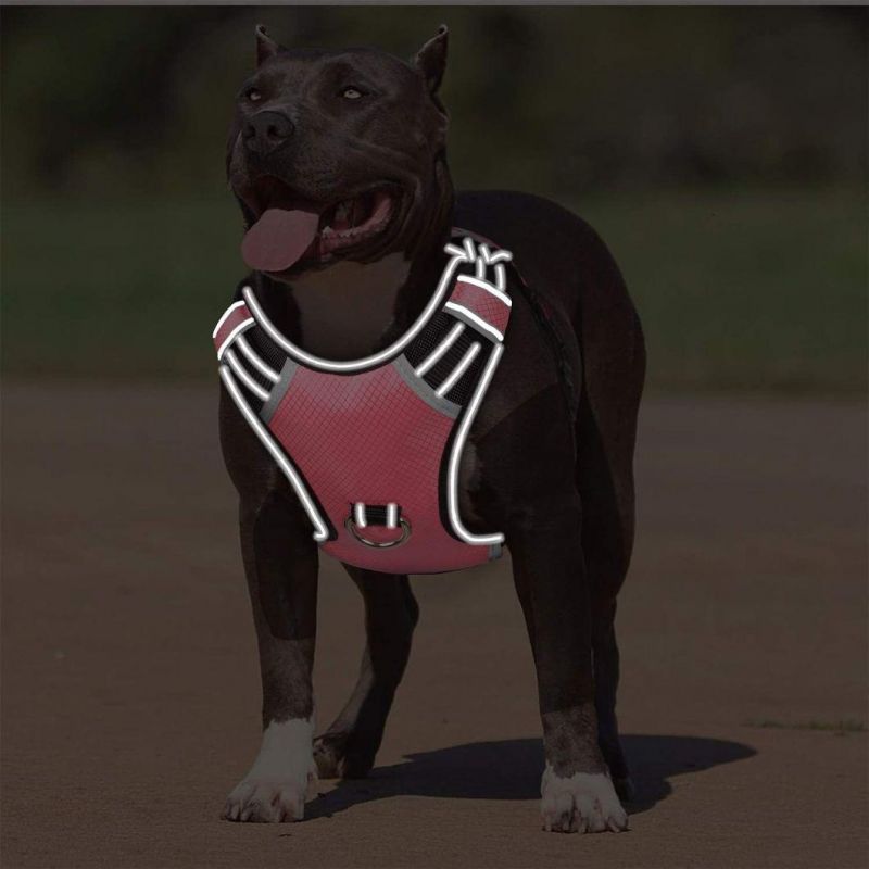 Pet Reflective Oxford Soft Vest Dog Harness