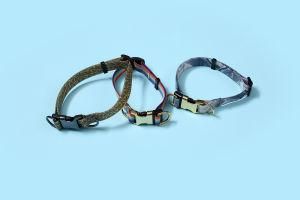 Hot Sale OEM Sublimation Custom Pattern Gold Buckle Dog Collar