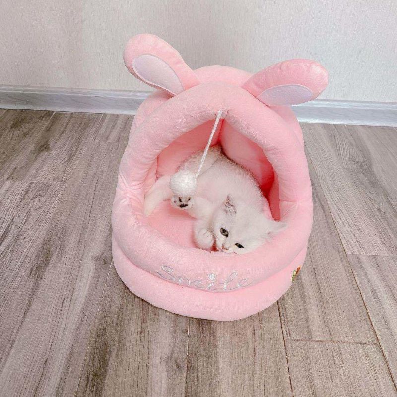 Customize OEM ODM Washable Cute Sleeping Pet Cat Dog Bed