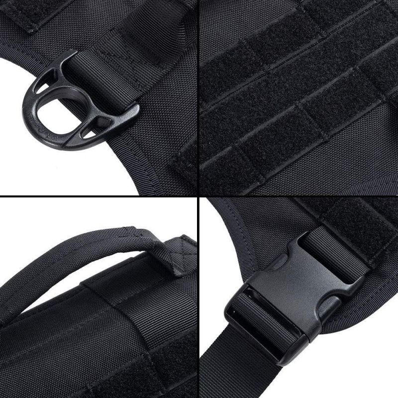 Tactical Dog Harness Vest with Handle Military Dog Harness