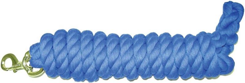 Cotton Lead with Brass-Plated Bolt Snap