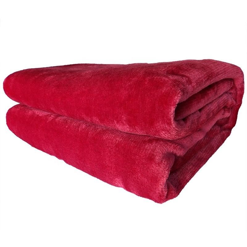 Solid Color Flannel Blanket Autumn Home Office Available Pet Blanket