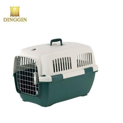 Manufacture Plastic Pet Carrier Cage Cat Transport Box Portable Pet Cage