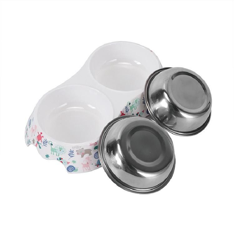 Pet Bowl Feeder Pet Bowl Twin Bowl Pet Bowl Double Bowl