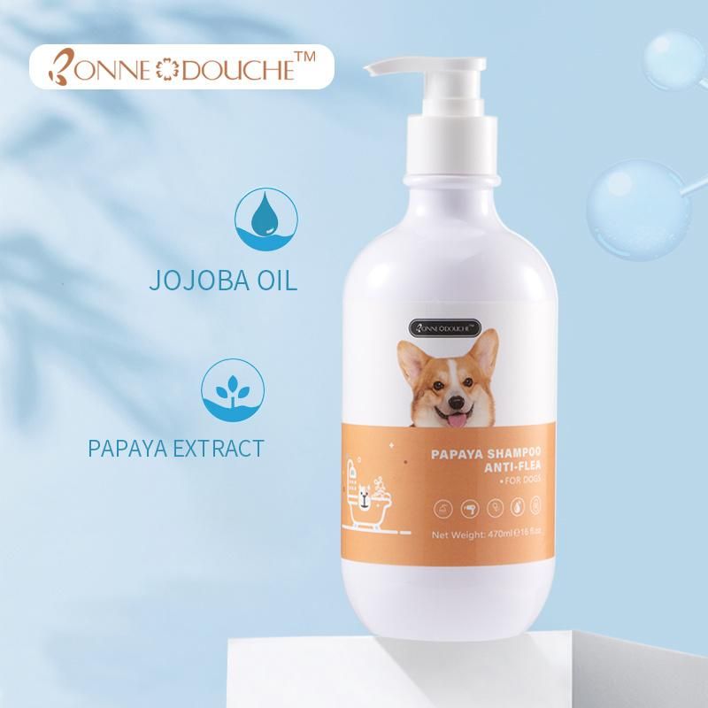 Silky Moisturize Dog Shampoo Anti Flea Shower Gel