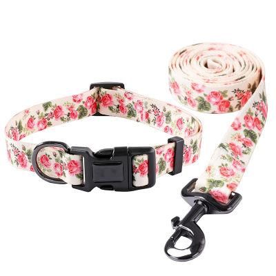 Colored OEM Pet Accessories Luxury Detachable Personalized Dog Leash Collar Ruuning