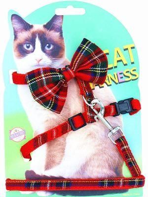 Nylon Webbing with Stainless Steel D-Ring Cat Harness