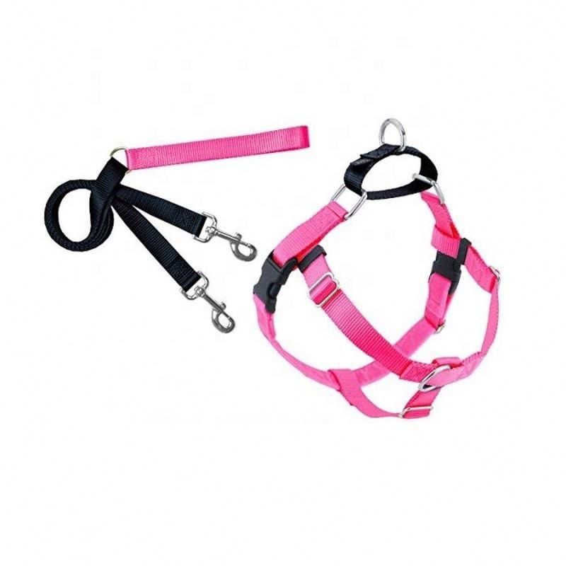 Pet Supplier OEM Red Nylon Adjustable Dog H Harness Personalized Easy Walk/Pet Toy