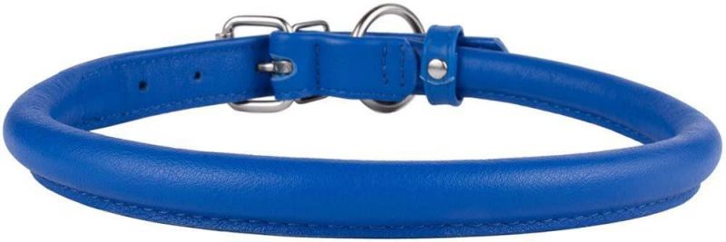 Rolled Dog Collar Leather Dog Collar with Multiple Colors