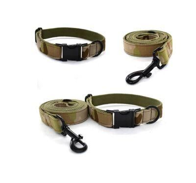 Custom Lower MOQ Military Dog Collar Leash Set