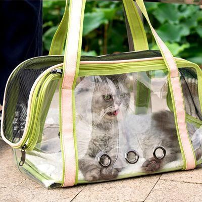 Two Models PU Pet Shoulder Bag Cat Handbag