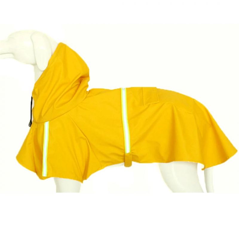 Lightweight Adustable Dog Raincoat Pet Rain Jacket