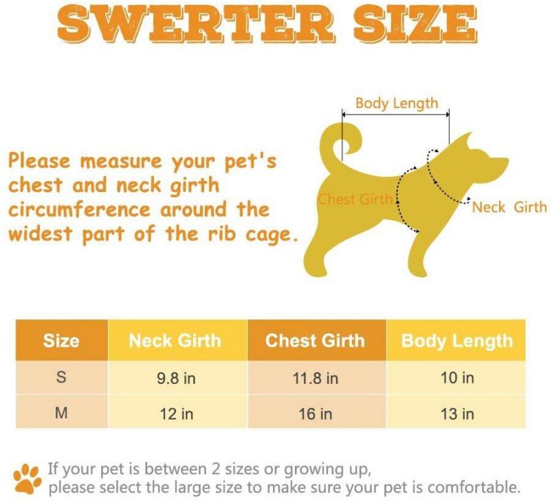 Dog Argyle Sweater Knitted for Small Doggie Puppy Cat Small