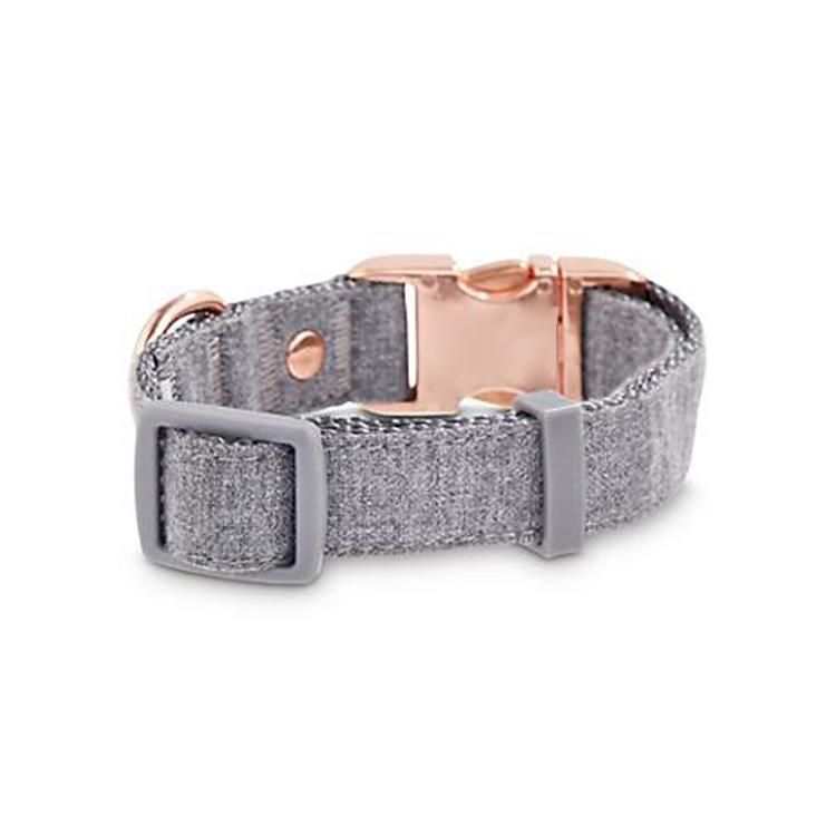 Personalized Classic Tweed Pet Dog Collar Luxury Custom Logo Soft Comfortable Velvet Dog Collar Adjustable Pet Collars