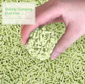 Quickly Clumping Gree Tea Tofu Cat Litter