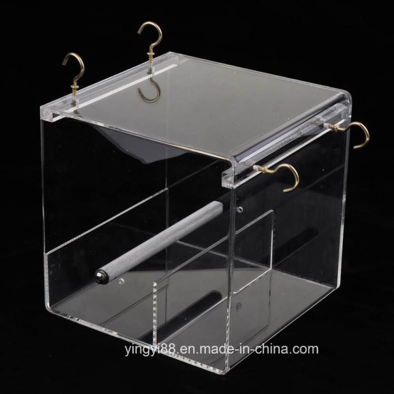 Customized Clear Acrylic Bird Window Feeder