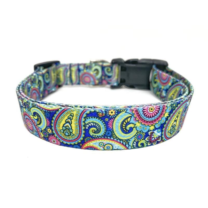 Custom OEM Pet Collar Adjustable Neoprene Soft Dog Leash and Collar