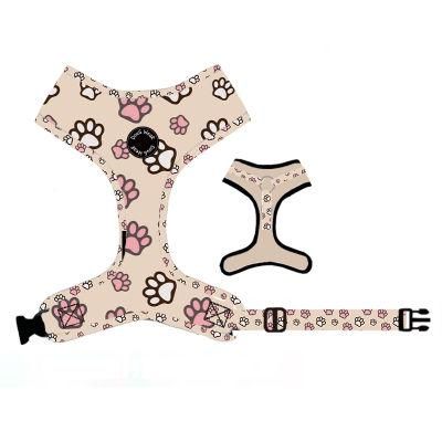 Personalized Custom Print Dog Accessories Eco-Friendly Adjustable Fashion Soft Dog Harness