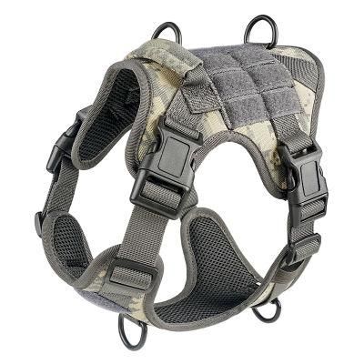 Adjustable Dog Harness Tactical Dog Saddle Bag Backpack Camping Hiking Backpack Harness