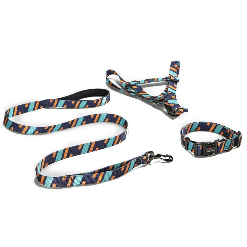 Wholesale Adjustable Dog Harness Leash Set with Customized Patterns Harness Dress Dog Brand Y Dog Harness
