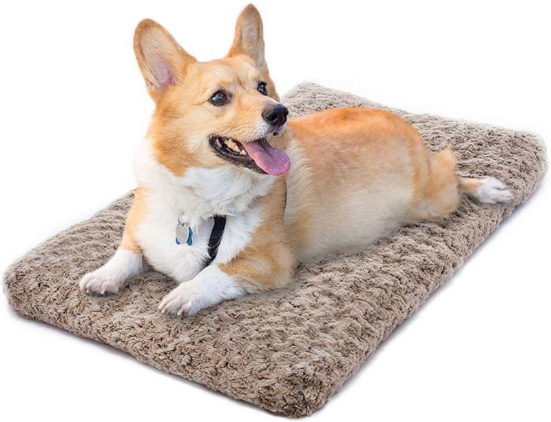 Dog Bed Ultra Soft Crate Pad Home Washable Mat for Dogs and Cats Crate