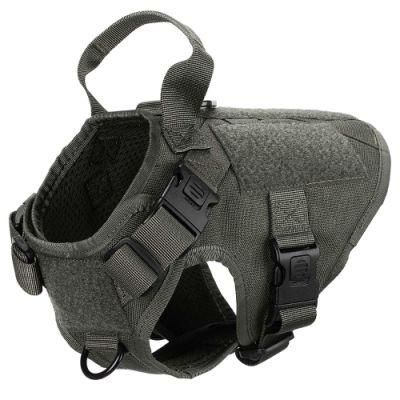 Adjustable K9 Military Dog Training Harness with Top Control Handle